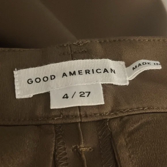 Good American Brown Wide Leg Pants - Picture 7 of 8